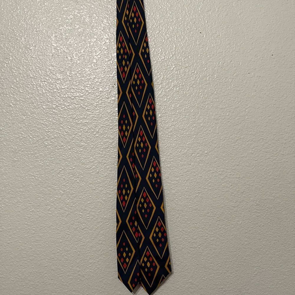Christian Dior navy blue tie